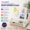 Vurnekdi™ NoteRise Magnetic Memo Board Stand